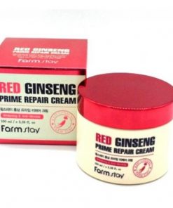 восстанавливающий крем с экстрактом красного женьшеня farmstay red ginseng prime repair cream