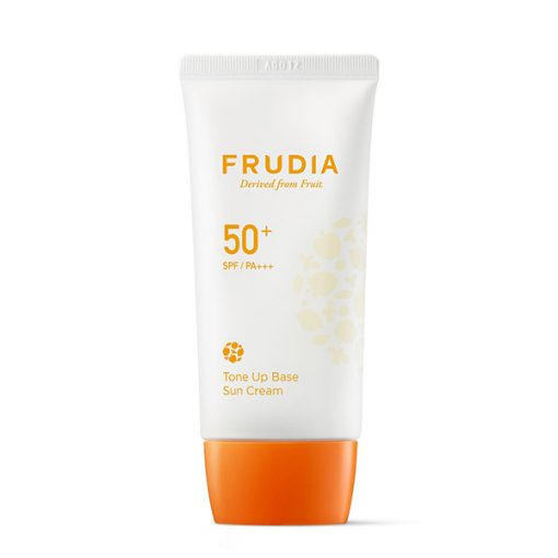 солнцезащитная тональная крем-основа frudia tone up base sun cream spf50+ pa+++