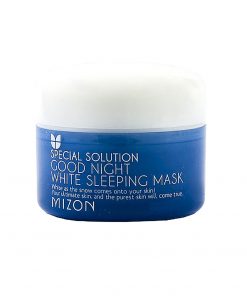 маска ночная отбеливающая с лавандой mizon good night white sleeping mask