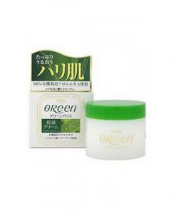 увлажняющий крем для сухой кожи лица meishoku green plus aloe moisture cream