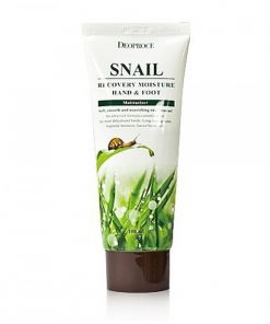 крем для ног и рук с муцином улитки deoproce hand & foot snail recovery