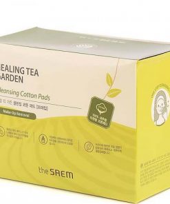 диски хлопковые влажные очищающие the saem healing tea garden cleansing cotton pads