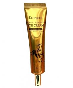 крем для глаз с гиалуроновой кислотой и лошадиным жиром deoproce horse oil hyalurone eye cream