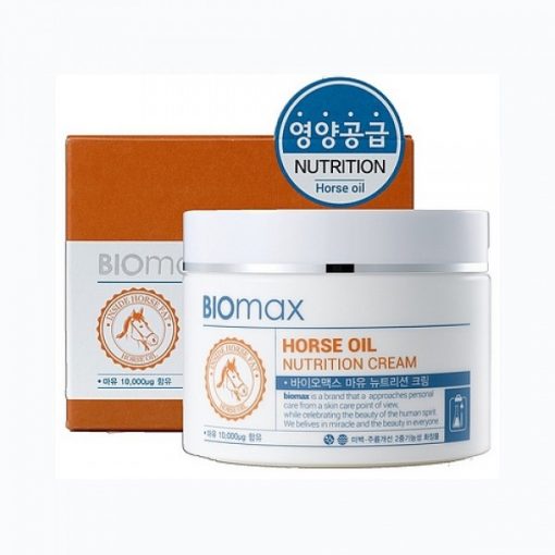 питательный крем с лошадиным маслом biomax horse oil nutrition cream