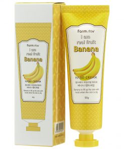 крем для рук с экстрактом банана farmstay i am real fruit banana hand cream