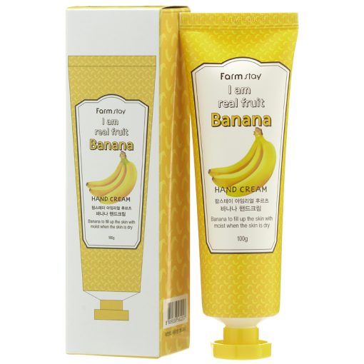 крем для рук с экстрактом банана farmstay i am real fruit banana hand cream