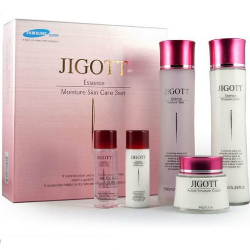 набор увлажняющий jigott essence moisture skin care 3 set