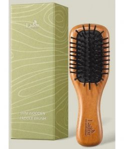 расческа для волос la'dor mini wooden paddle brush