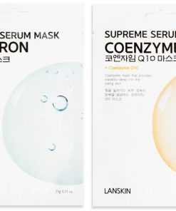 маска тканевая для лица lanskin supreme serum mask
