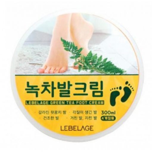 крем для ног с экстрактом зеленого чая lebelage green tea foot cream