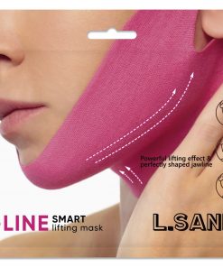 маска-бандаж для коррекции овала лица (одноразовая) l’sanic v-line smart lifting mask