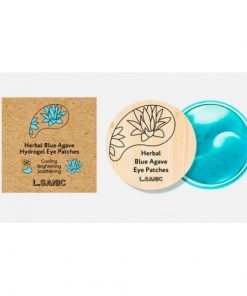 гидрогелевые патчи с экстрактом голубой агавы l’sanic herbal blue agave hydrogel eye patches