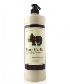 шампунь для волос 2-в-1 с черным чесноком lunaris black garlic two in one shampoo
