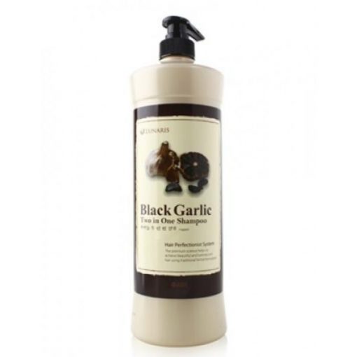 шампунь для волос 2-в-1 с черным чесноком lunaris black garlic two in one shampoo