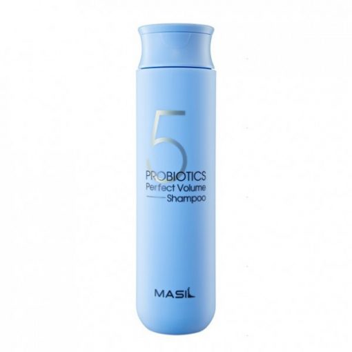 шампунь для гладкости и объема masil 5 probiotics perfect volume shampoo