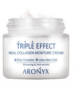 крем для лица с морским коллагеном medi flower aronyx triple effect moisture cream