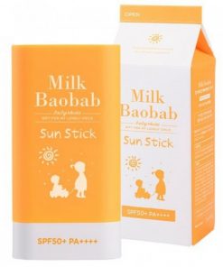 солнцезащитный крем-стик milkbaobab baby & kids sun stick cream spf50+ pa++++