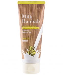 маска для кончиков волос кремовая несмываемая milkbaobab hair moisture cream pack