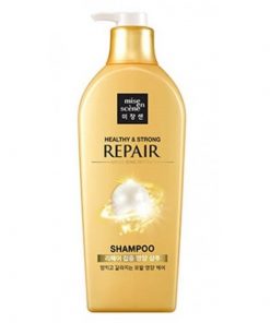 восстанавливающий шампунь с протеинами сои mise en scene healthy & strong repair shampoo