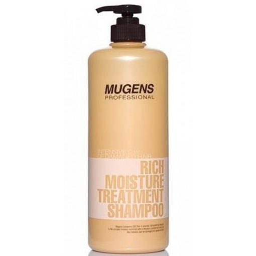 шампунь для волос увлажняющий welcos mugens rich moisture treatment shampoo