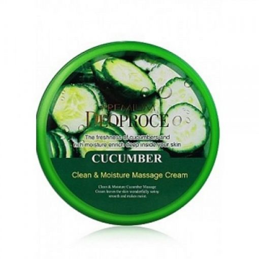 крем для лица и тела с экстрактом огурца deoproce natural skin cucumber nourishing cream