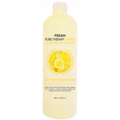очищающая вода с экстрактом лимона pekah pure therapy cleansing water lemon
