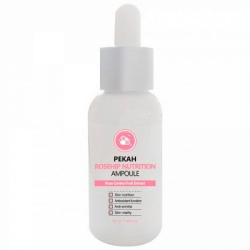 питательная сыворотка с экстрактом шиповника pekah rosehip nutrition ampoule