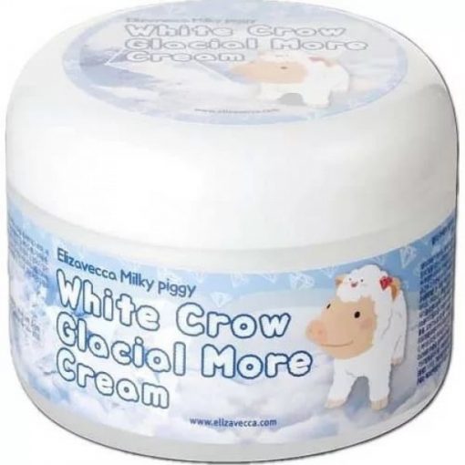 крем для лица воздушный elizavecca milky piggy white crow glacial more cream