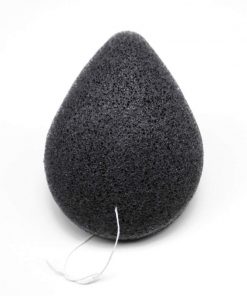 спонж косметический с древесным углем purito bamboo charcoal konjac sponge