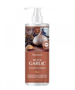 бальзам для волос чёрный чеснок deoproce rinse - black garlic intensme energy