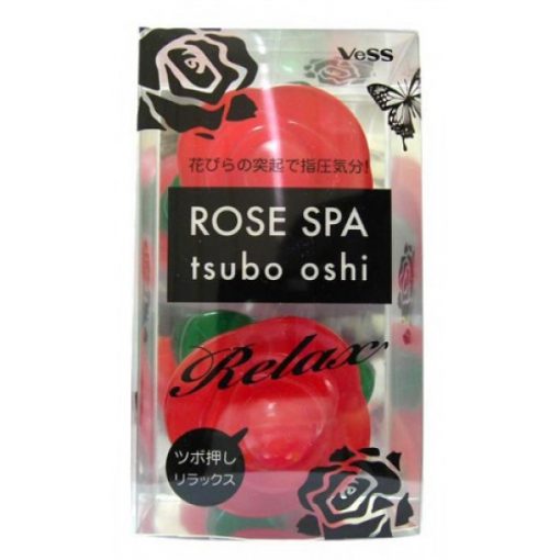 массажер для точечного массажа тела "роза" vess rose spa tsubo oshi