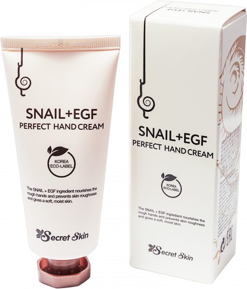 крем для рук с экстрактом улитки secret skin snail + egf perfect hand cream