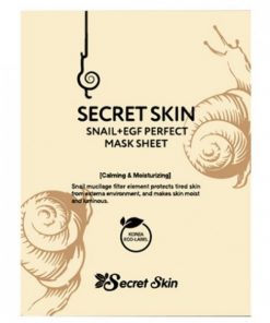 маска для лица тканевая с экстрактом улитки secret skin snail + egf perfect mask sheet