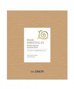 маска для лица антивозрастная the saem snail essential ex wrinkle solution gel mask