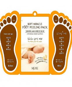 пилинг для ног mijin soft miracle foot peeling pack