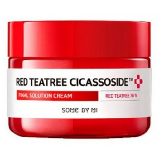 крем с экстрактом красного чайного дерева some by mi red teatree cicassoside derma solution cream
