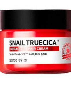восстанавливающий крем с муцином чёрной улитки some by mi snail truecica miracle repair cream