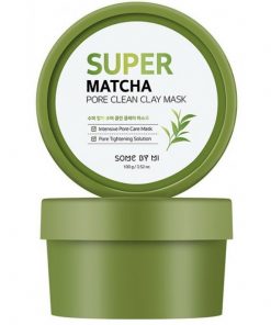 очищающая глиняная маска с чаем матча some by mi super matcha pore clean clay mask