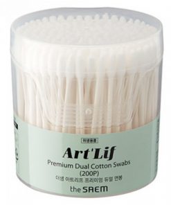 палочки ватные the saem art'lif premium dual cotton swabs