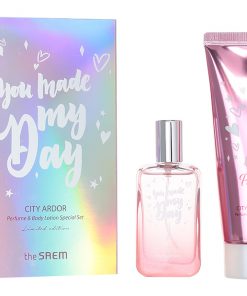 парфюмированный набор для тела the saem city ardor love in paris france perfume body lotion special set