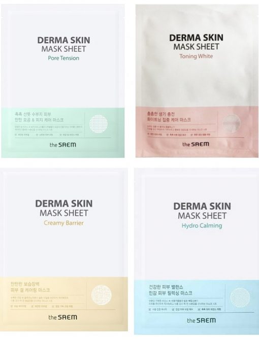 тканевая маска для лица the saem derma skin mask sheet