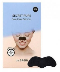 набор патчей для очищения кожи носа от черных точек the saem secret pure nose clear patch set