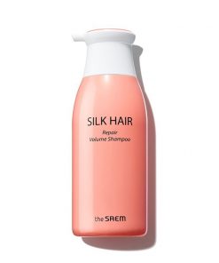 восстанавливающий шампунь для объёма волос the saem silk hair repair volume shampoo