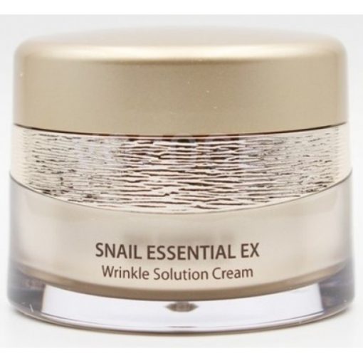 крем для лица антивозрастной с экстрактом слизи улитки the saem snail essential ex wrinkle solution cream