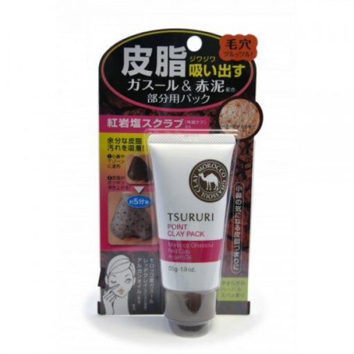 крем - маска для лица с глиной (для т-зоны) bcl tsururi mineral clay pack