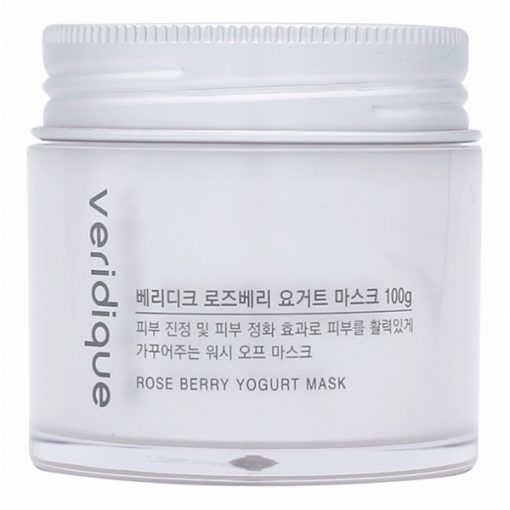 маска питательная восстанавливающая ягодный йогурт veridique rose berry yogurt mask