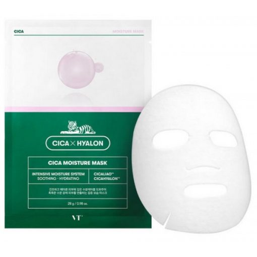 увлажняющая тканевая маска с центеллой vt cosmetics cica moisture mask