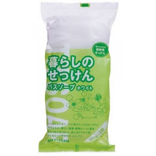 туалетное мыло для всей семьи miyoshi white soap