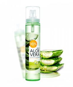 мист для кожи успокаивающий welcos aloevera moisture real soothing gel mist